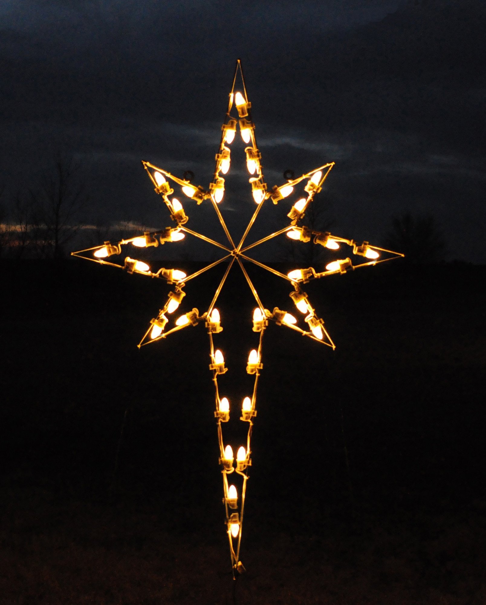 Рождественская восьмиконечная Вифлеемская звезда