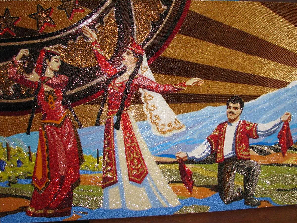Живопись армянские национальные танцы