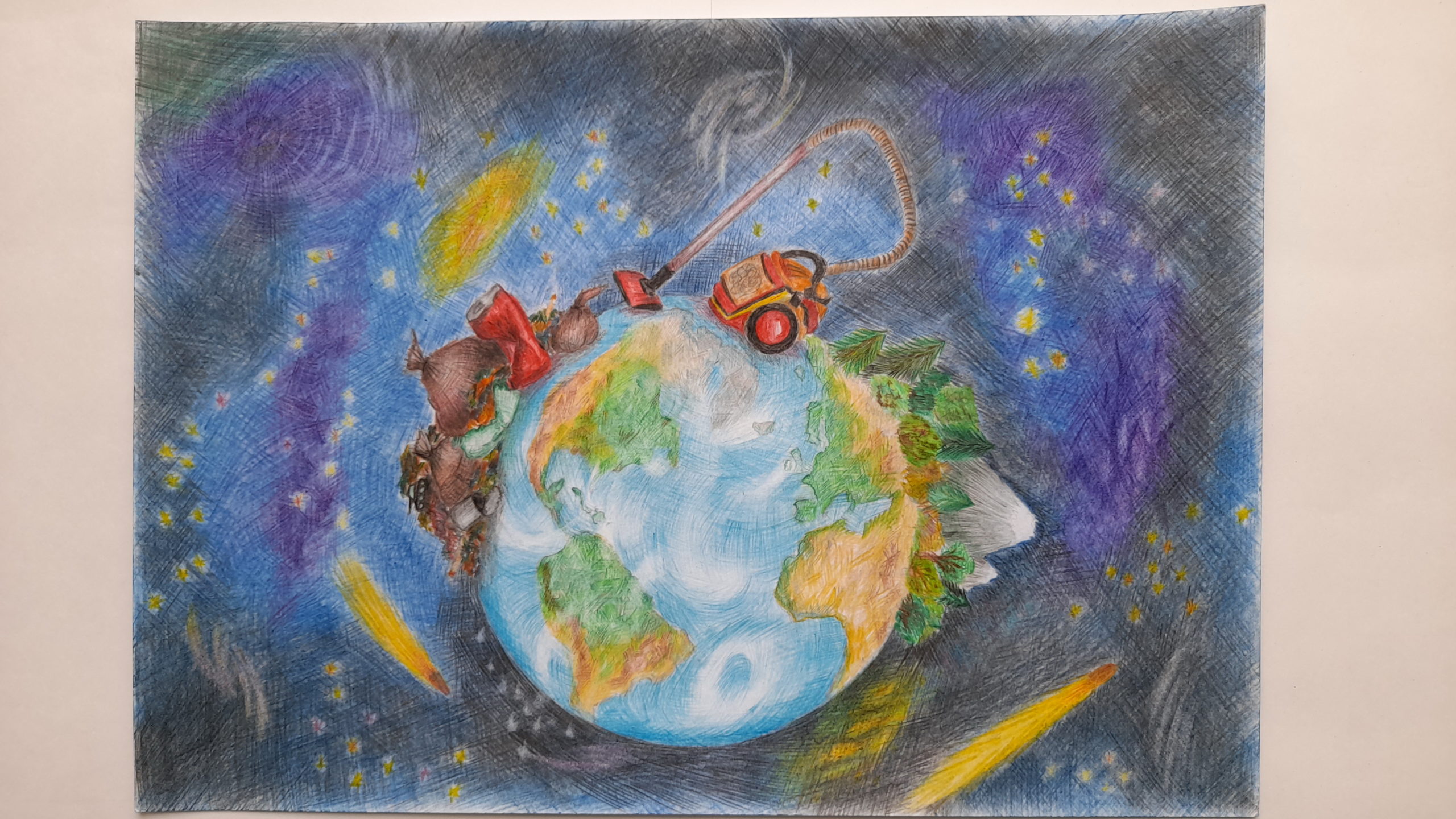 Детские рисунки экология планеты