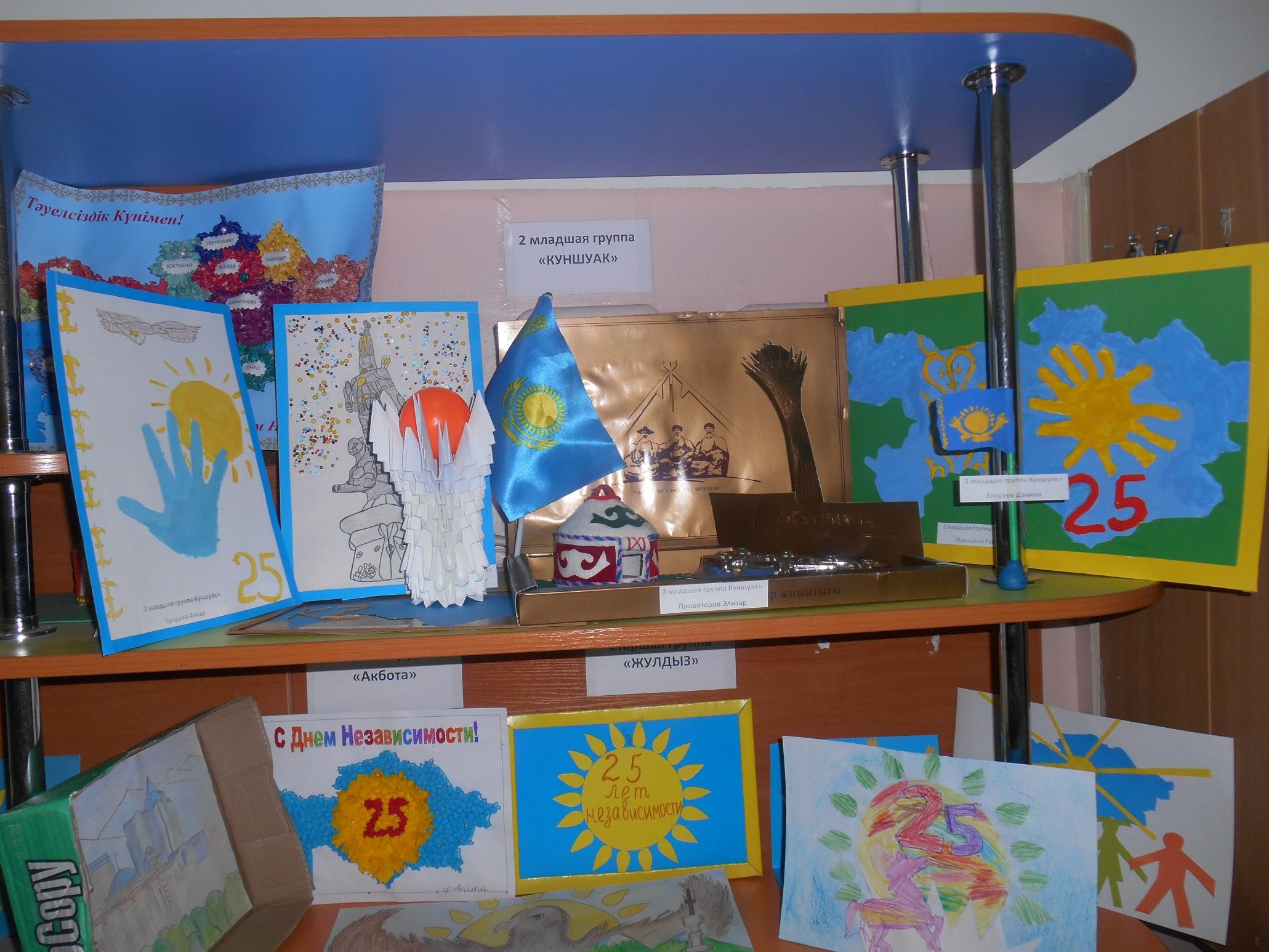 День независимости Казахстана детские рисунки