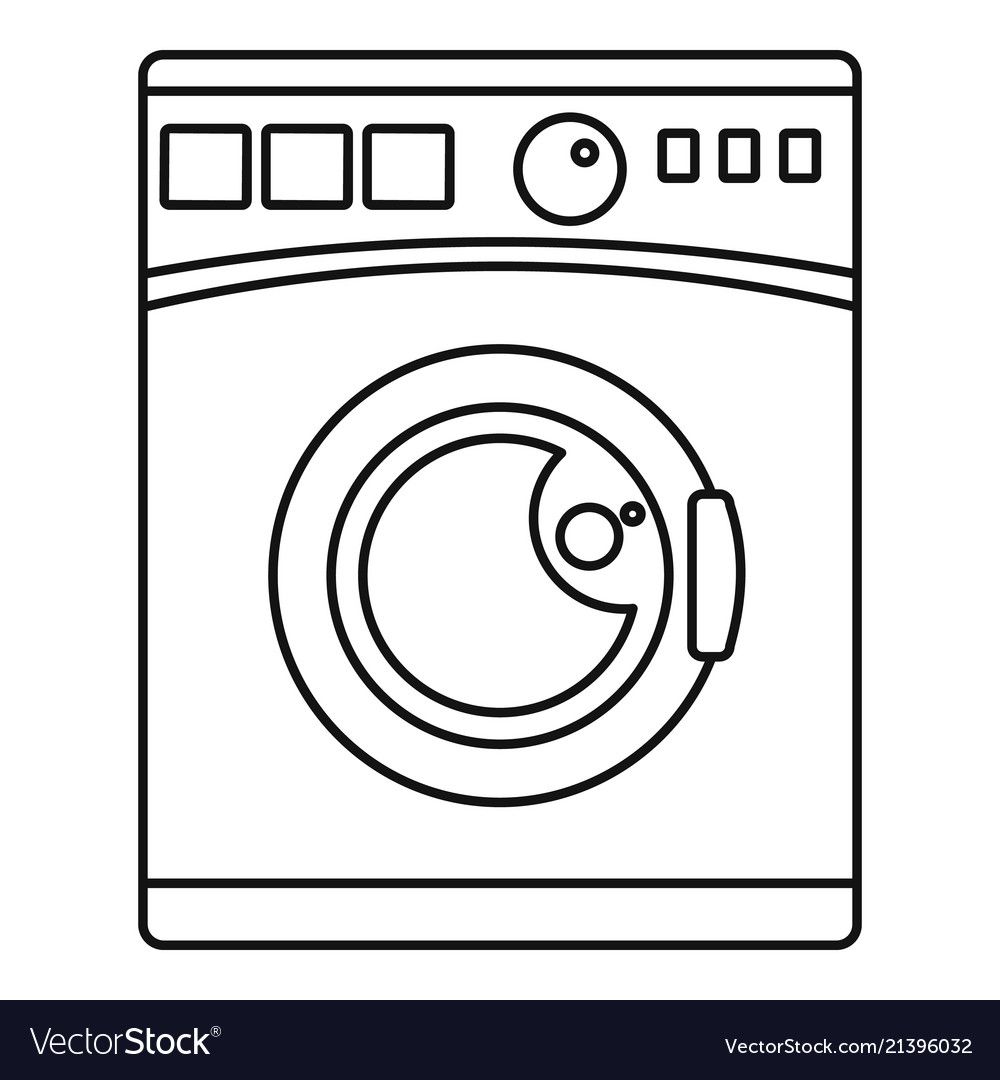 Картинки как рисовать стиральную машину для детей