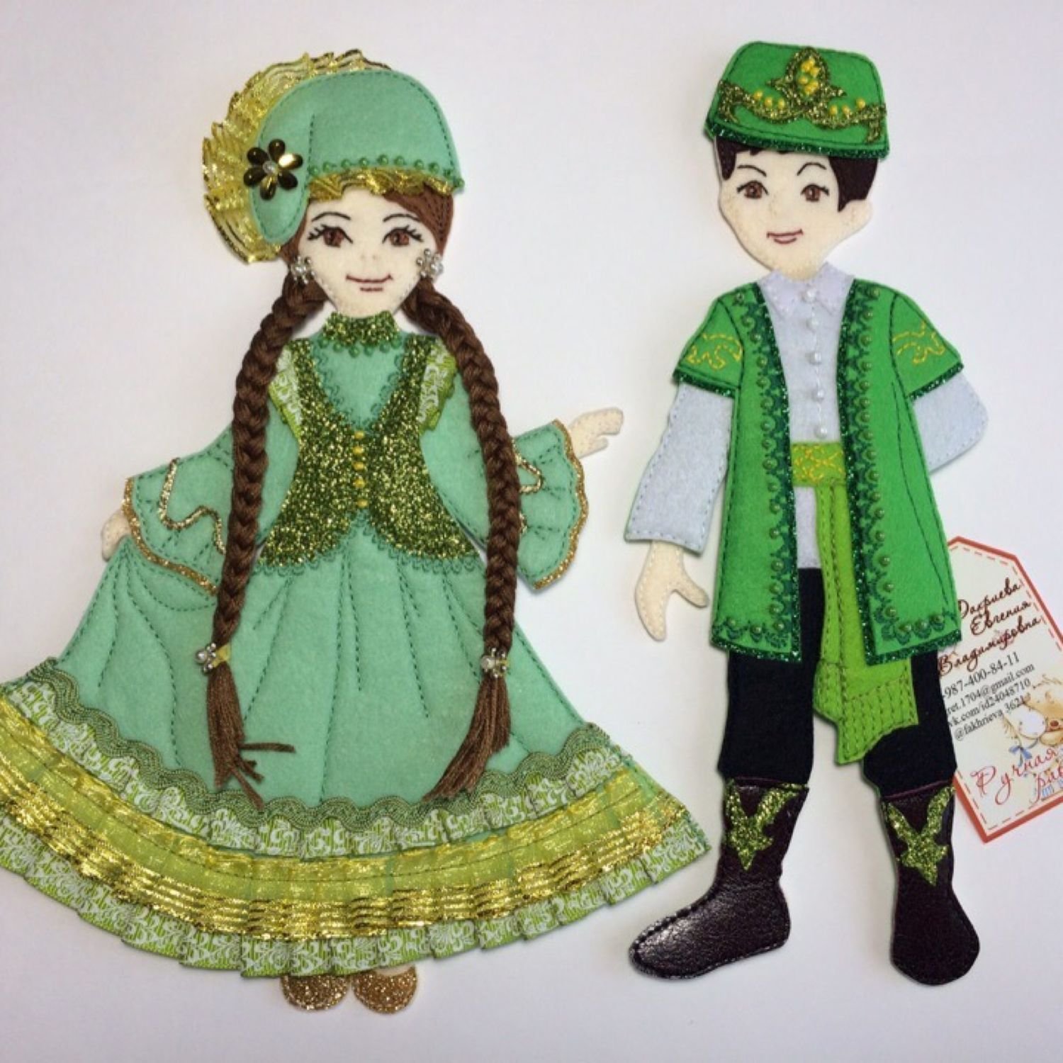 Национальный костюм Татаров рисунок