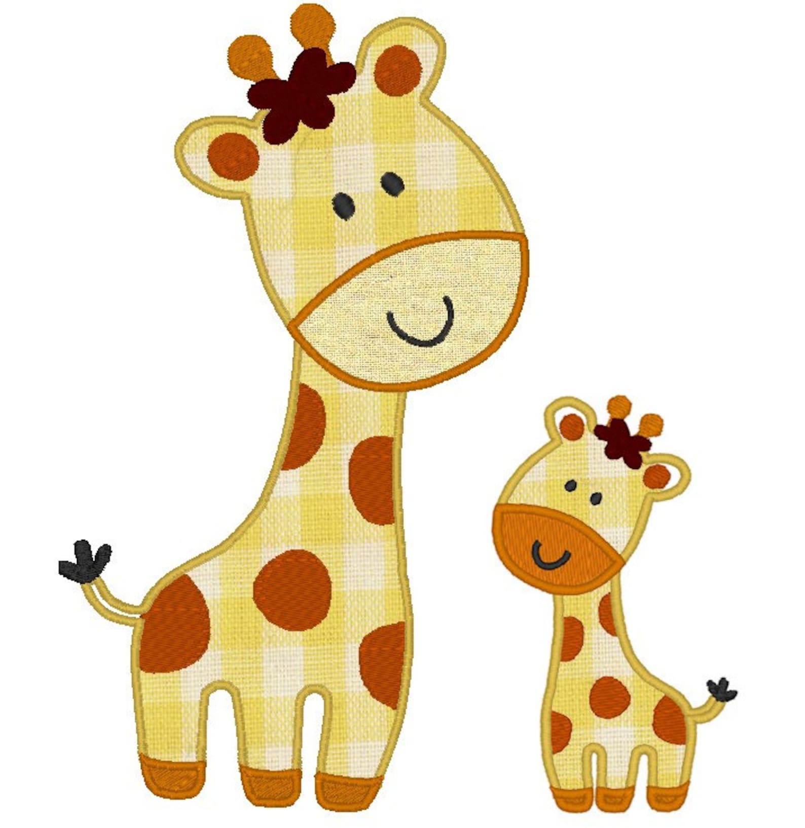 Жираф аппликация для детей