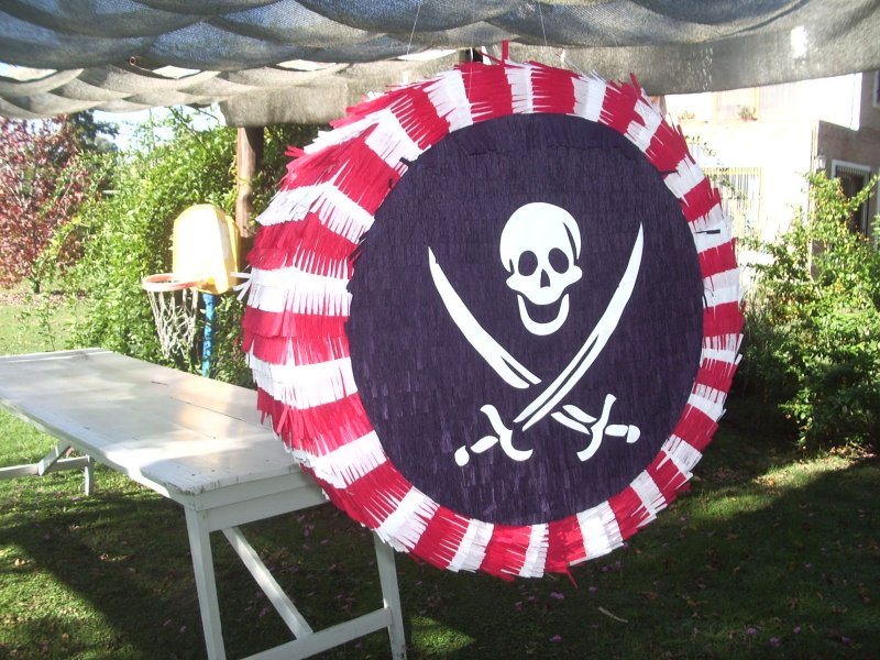 Пиратский корабль декорации
