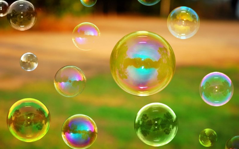 Мыльные пузыри фото красивые