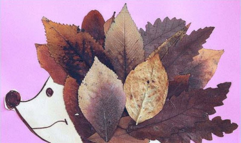 Поделки из осенних листьев