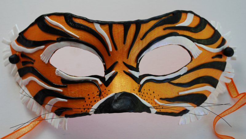 Объемная маска тигра