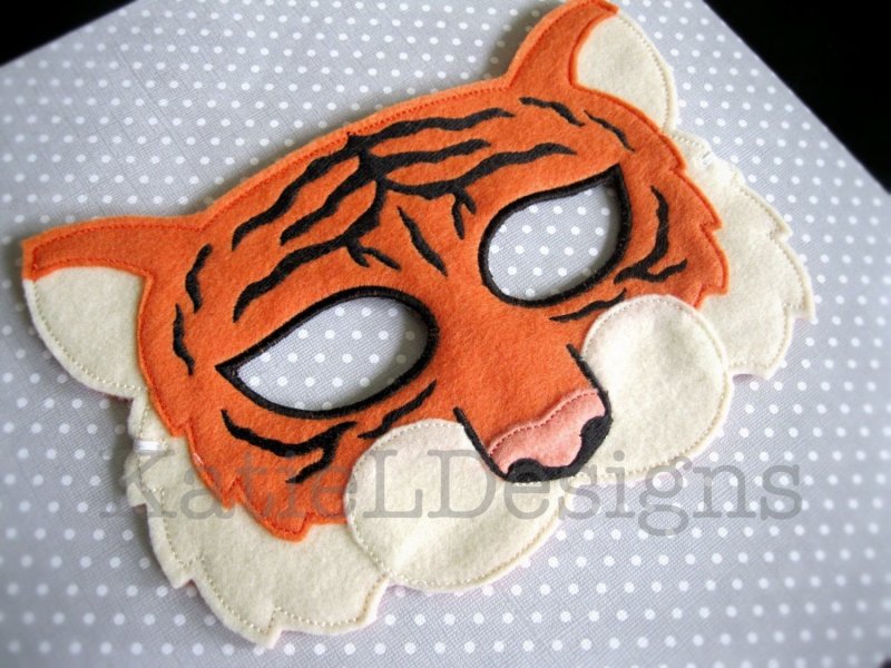 Тигр маска на голову