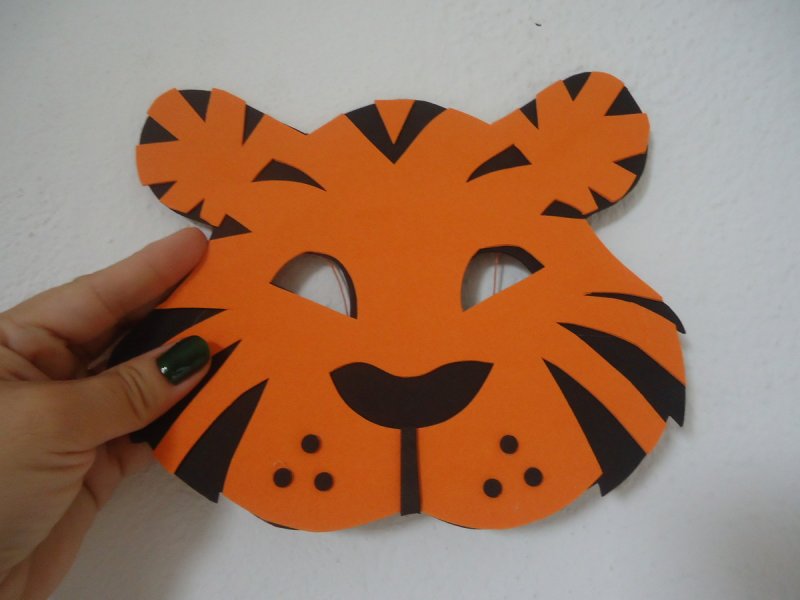 Карнавальная маска тигра