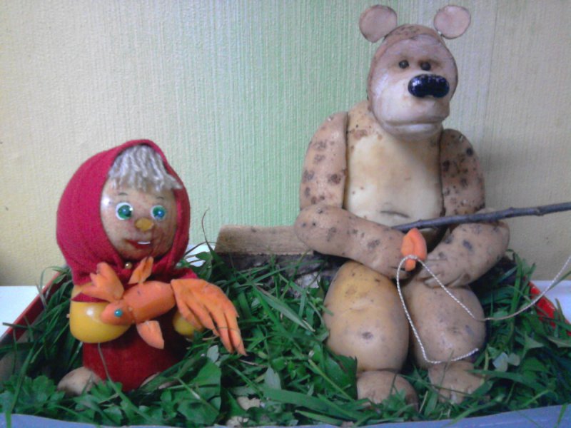Поделка Маша и медведь своими руками для детского сада