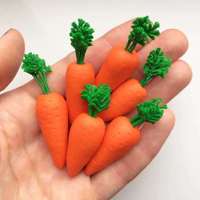Украшения из моркови