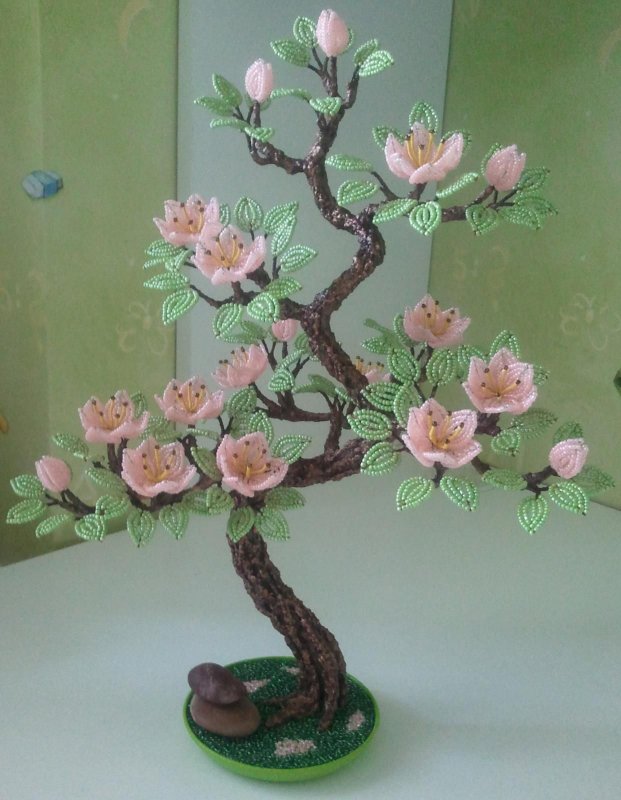Поделка цветущее дерево