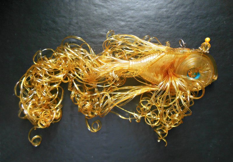 Золотая рыбка амигуруми