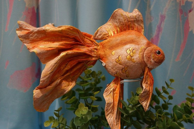 Золотая рыбка поделка для детей