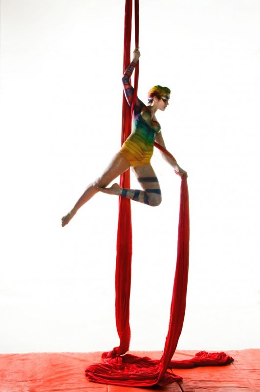 Деревянная игрушка гимнаст