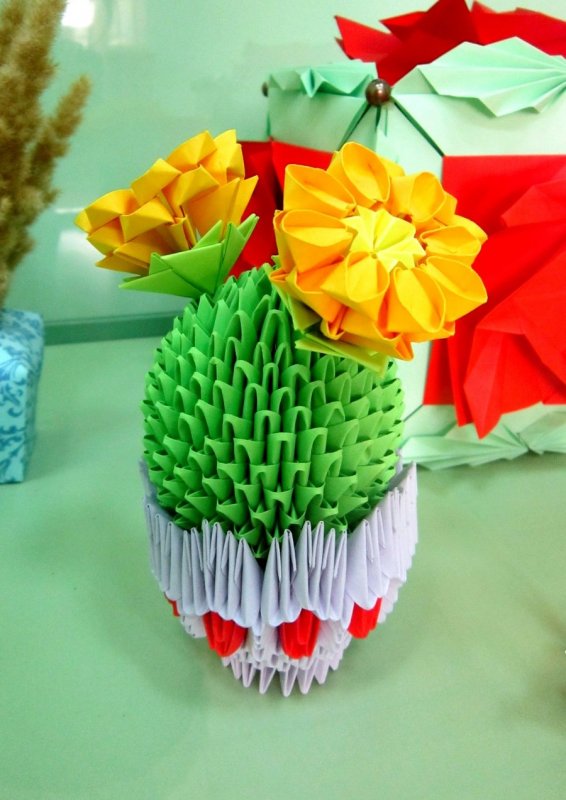 Модульное оригами цветы