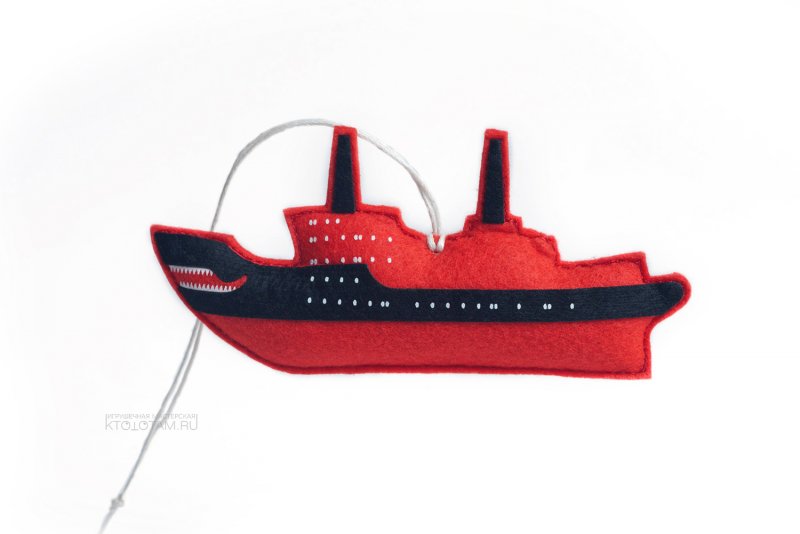 Титаник из пластилина