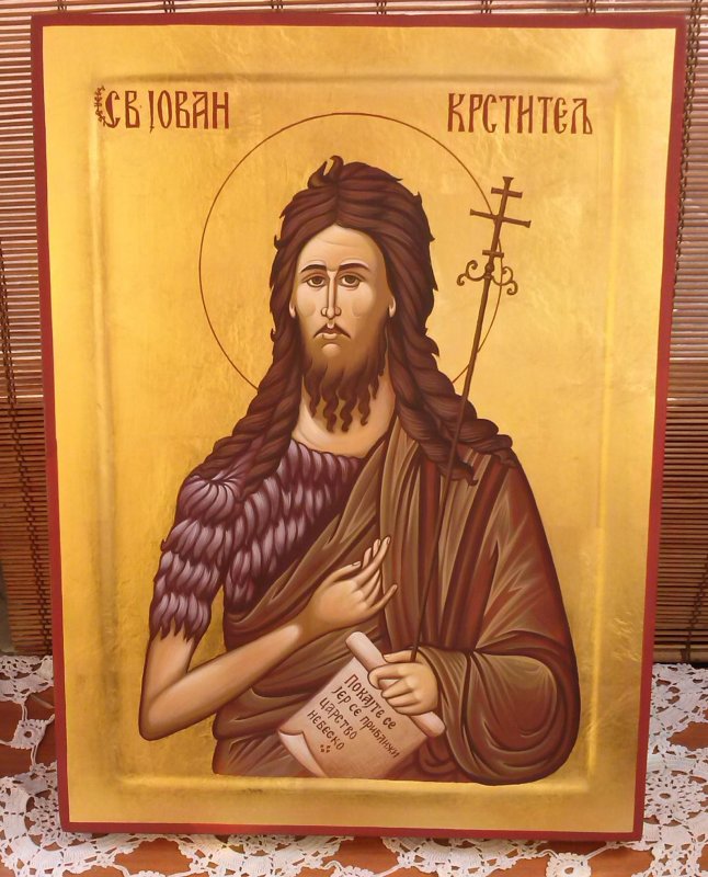 Иоанн Креститель коптская икона