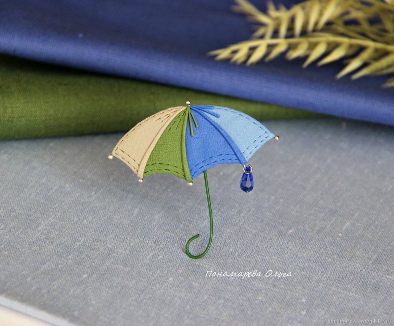 Вышивка зонтик