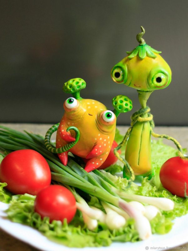 Инопланетяне из овощей и фруктов