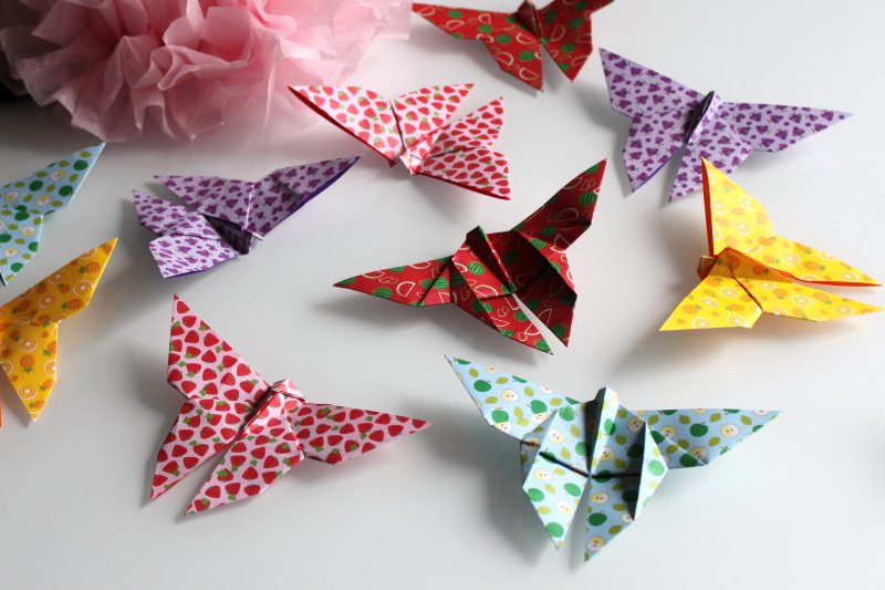 Схемы простых оригами из бумаги для начинающих