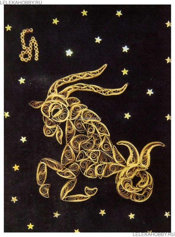 Вышивка бисером Скорпион знак зодиака