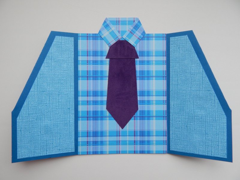Поделка рубашка с галстуком