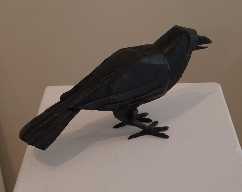 Текстильная игрушка ворона