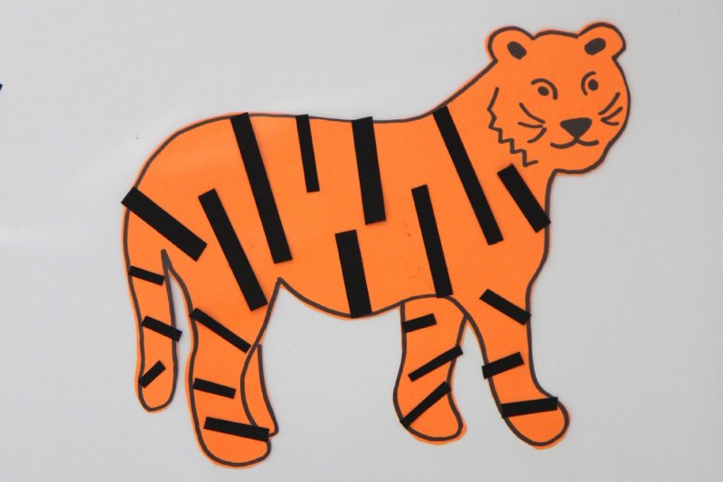 Тигр поделка для детей