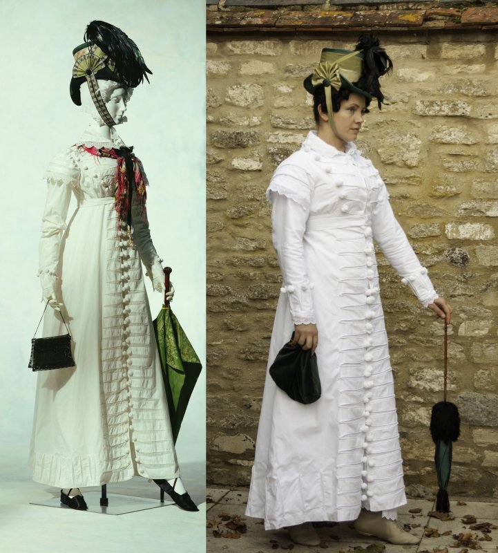 Украшение на платье 19 век