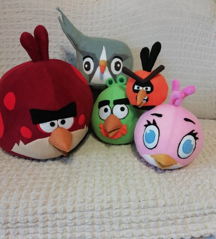 Angry Birds 3д ручкой