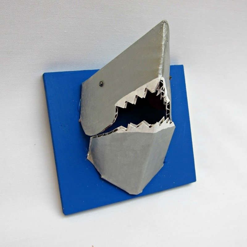 Акула игрушка из бумаги