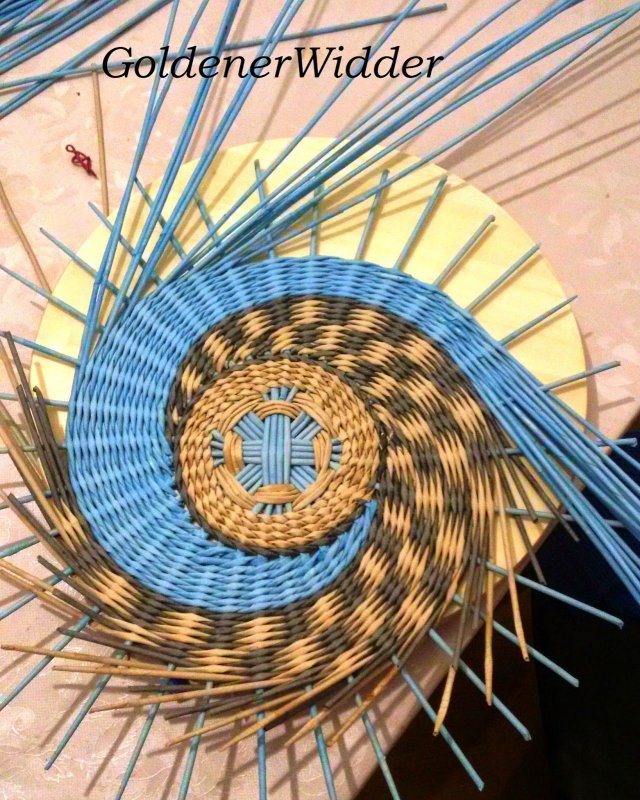 Техника спирального плетения из газетных трубочек