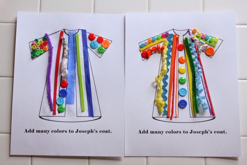 Иосиф и цветная одежда поделка
