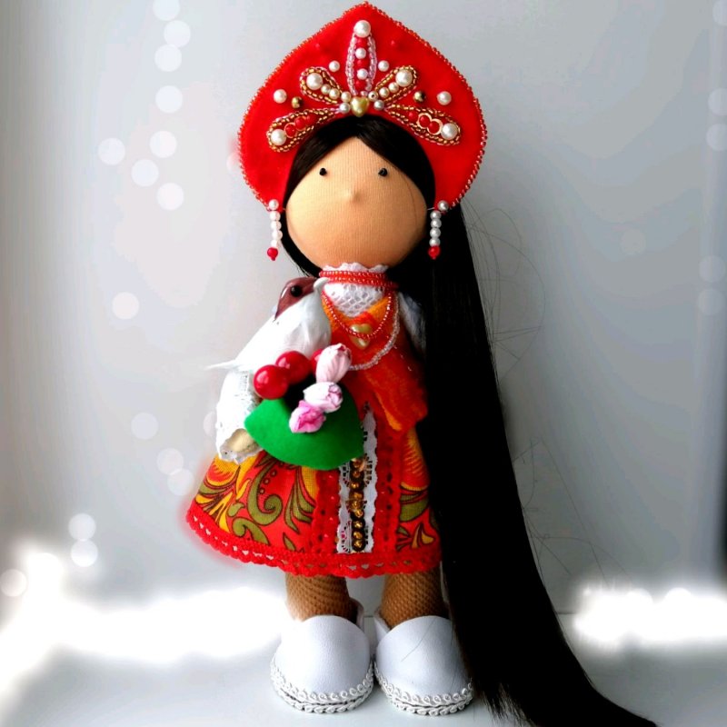 Текстильные куклы в народном стиле