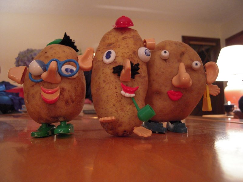 Поделка чудо картошка