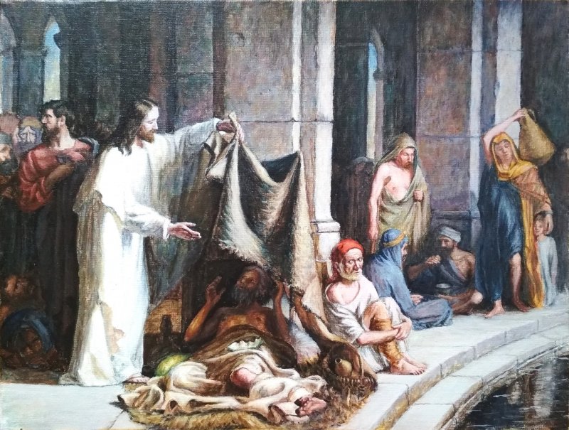 Воскрешение дочери Иаира фреска