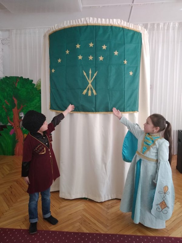 Адыгейский флаг наклейки
