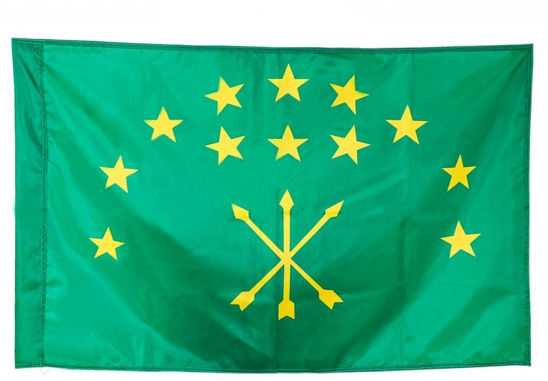 Флаг Адыгеи 3d