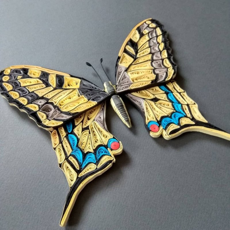 Бабочки из разных материалов