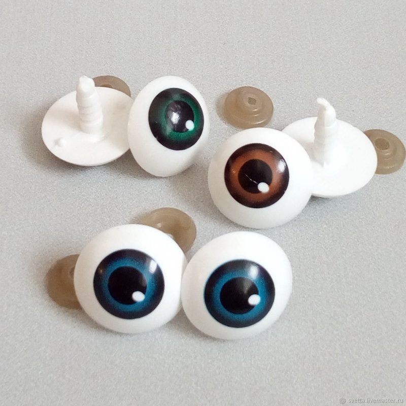 Глаза клеевые для игрушек