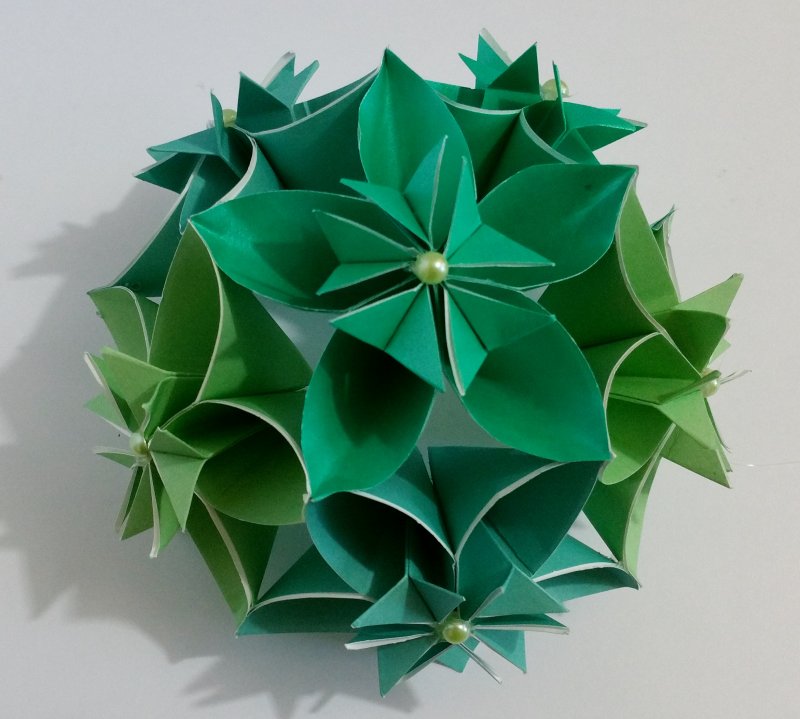 Модульное оригами кусудами