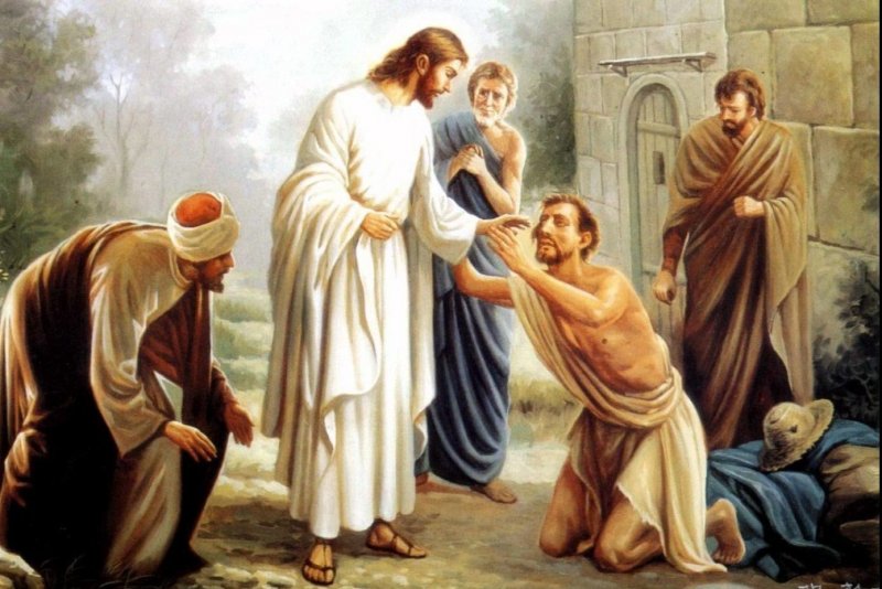 Иисус исцеляет девочку