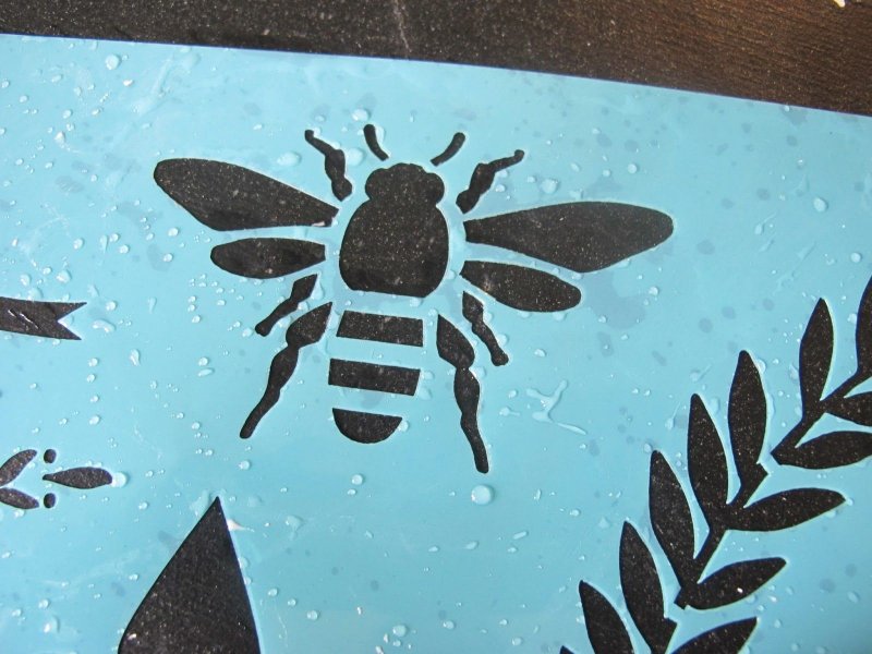 Трафареты для декора пчелы