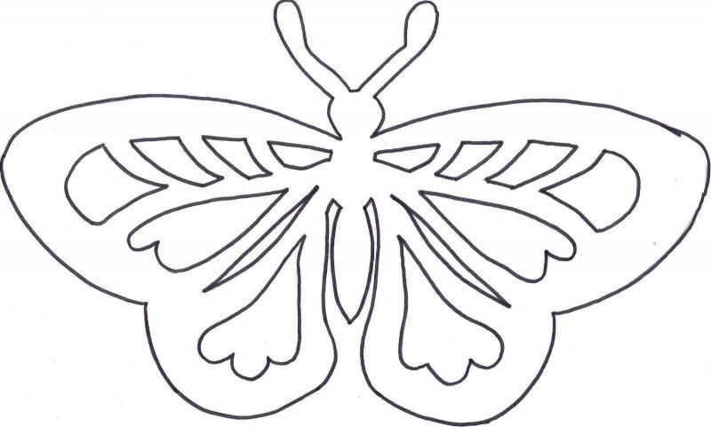 Бабочки вытынанки шаблоны