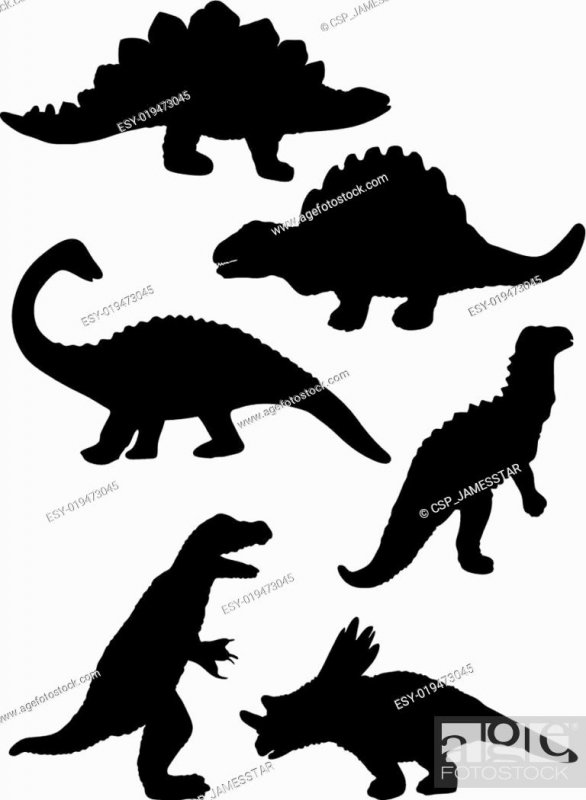 Аппликация на тему динозавры