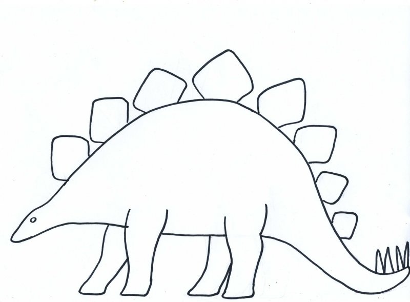 Динозавр шаблон