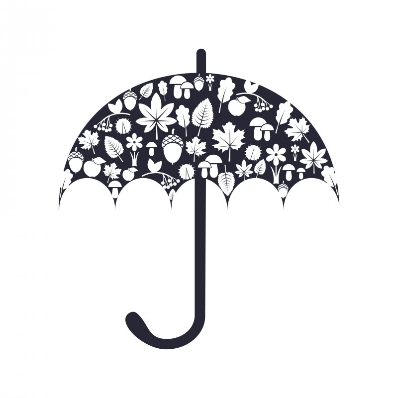 Орнамент на зонтике