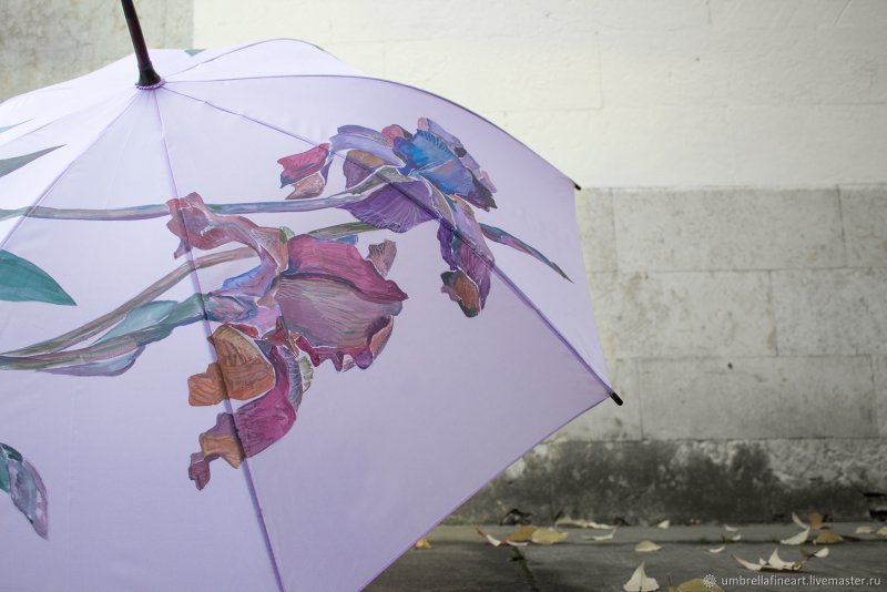 Роспись зонта акриловыми красками