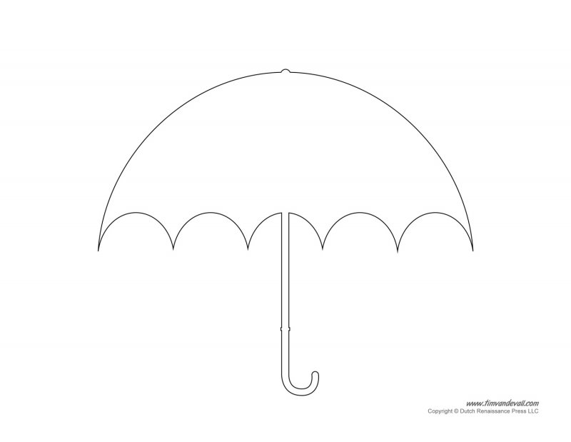 Зонтик для вырезания